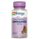 Extract de scorțișoară SOLARAY 300mg - Suplimente de scorțișoară pentru echilibru - Suport vegetal cu 24mg Flavonoids - Lab verificat, Gluten gratuit, 60 zile de garanție - 60 Servings, 60 VegCaps