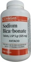 Comprimate de bicarbonat de sodiu USP 325 mg (5 cereale) pentru ameliorarea indigestiei acide, arsuri în capul pieptului, stomac acru şi stomac deranjat 1000 comprimate per flacon de către CitraGen Pharmaceuticals Inc