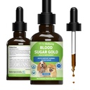 Pet Wellbeing Blood Sugar Gold Dogs - Holistic Blood Sugar Support, Pancreas & Ficat Health, Gymnema, Fenugreek & Devil