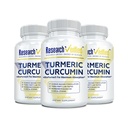 Cercetari Curcumina Turmerica verificata - cu BioPerine, Curcumin Complex C3 - Vegan - Made in The USA - 180 Capsule - Made in The USA