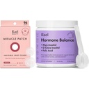 Rael Bundle - Petice invizibile de acoperire la fața locului (conte) & Hormone Echilibru Supliment pentru femei, Fertilitate & Suport ovarian (30 zile de aprovizionare)