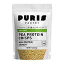 PURIS Organic Pea Proteine Crips, Certified Organic Pea Proteine Izolate, Keto Proteine Crunch, Made 100% în Statele Unite ale Americii, Non-GMO, Gluten Free, No Sugar, No Soy, 18g Proteine, 7g carbohidrați, Neflavorate