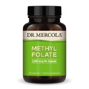 Mercola Metil Folate - Susţine detoxificarea şi sănătatea celulară - 5-MTHF Folat - Biodisponibil Formula - 5 mg - 30 Capsule