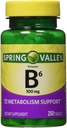 Valea Primăverii - Vitamina B-6 (Piridoxină) 100 mg, 250 comprimate