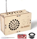 STEM Jucării pentru vârstele 6-8-13 Stiinta Kituri DIY Construirea propriilor dvs. meșteșuguri de radio pentru copii Stocare Stuffers Cadouri de ziua de naștere pentru 9 11 12 14 15 + ani Fete adolescenti Circuit Inginerie Electronică Proiect