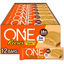 One Proteine Bars, Peanut Butter Lovers Reese, Gluten Gratuit cu 18g Proteina si 3g Zahăr, Cămar Capse, 2,12 oz (12 Conte)