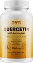 Querbetin avansat cu Bromelain - 120 capsule cu Elderberry, Stinging Nettle, Resveratrol, Zinc, Vitamina C & D - Made in the USA