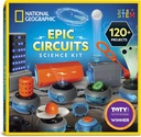 National Geographic Circuit Maker Kit - Kit Electronice pentru copii cu 120 de proiecte de circuite electrice, Electric Circuit STEM jucărie, Proiecte electronice, Kit de circuite electrice pentru copii, Kit de electricitate