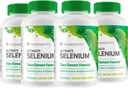 Tânără Seleniu final 100 mcg 4 Flacoane 90 capsule fiecare