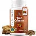 Capsule cu scorţişoară de Ceylon Pure, 2000 mg, Supliment de două luni 