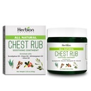 Herbion Naturals Chest Rub - Soothing Ointment with Soothing Vapors for Adulți și copii 2+ - Relieves Cough, Rece, Nasal & Congestion 