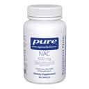 Pure Encapsulations NAC 600 mg - N-Acetyl Cysteine NAC Supplement for Lung Health & Immune Support, Ficat Support & Antioxidanti* - with Freeform N-Acetyl-L-Cysteine - 90 Capsule