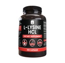 INGREDIENTE ORIGINALE L-Lysine HCl (365 capsule) No Magneziu or Rice Fillers, Always Pure, Lab Verified