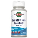 KAL Red Yeast Rice Once Daily 1200mg, Suport cardiovascular * Supliment cu acidi grasi nesaturati, Amino Acids & Phytonutrients, Vegan, Gluten Free, 30 Servings, 30 comprimate