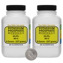 Fosfit de potasiu monobazic [KH2PO4] 99+% Cristale fine 1Lb în două sticle spaţiale de salvare