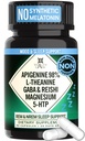 Natural Sleep Supplement for Adulți Fără Melatonină - non-Habit Formarea somnului din plante - GABA, L-Theanine, Reishi Mushroom, Apigenin, Magneziu Glycinate, 5-HTP - 90 Capsule Vegane