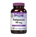 Bluebonnet Supliment de potasiu Aspartate 99mg Suplimente minerale esențiale pentru echilibru electrolit - non-GMO, Vegan, Kosher Certified, Gluten-Free, Soy-Free, Dairy-Free - 90 Capsule vegetale