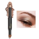 ZUK 2-in-1 Cremy Eyeshadow Stick, Matte & Shimmer Eye Shadow, High Pigmented Eye Shadow Sticks, Long Laring Eyeshadow Highlighter Pencil, Glitter Eyeshadow Crayon pentru femei, Cruelty-Free și Vegan