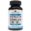 Quercetin 500mg Supliment cu Sambucus Elderberry, Bromelain, Vitamina C, Zinc 50mg, & Vitamina D3 5000 UI - Antioxidant & Immune Health Support Zinc Querbetin