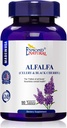 Alfalfa - Țelină și cireșe negre (Nourishes Global Health), GMP, Natural Product Assn Certified, Made in USA - 1500mg, 90 comprimate