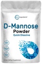 Micro Ingrediente D Manose Powder, Manose Pure Manose Supplement, Quick Water Soluble, Suport Tract urinar Curatenie & Bladder Health, Mannose Premium pentru Femei si Barbati, Vegan Friendly.