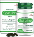 DURJA Organic Spirulina Tablets - Cele mai bio-Available Proteina & Nutri-Dense Superfood 