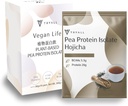 tryALL Plant Pe bază de Pea Proteine pulbere Izolat (20g de proteine) Sachete de călătorie (Hojicha, 10 cutii)