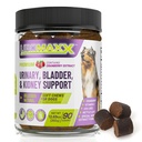 Dog Infectie tract urinar tratament, Bladder & Rinichi de sprijin pentru câini, Îngrijire puternica pentru animale de companie, Natural Soft Chews cu cranberry & Glucosamină, Made in the USA, Aroma de pui, 90 Conte, 1 Pack