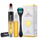 Ulei de barbă - Îngrijire naturală Kit de ulei barbă facială pentru bărbați El iubit soț