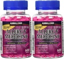 Kirkland Signature Alergy Medicine Difenhidramină HCI 25 mg - 600 Minitabs - 2 Pack