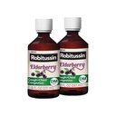 Robitussin Putere maximă Elderberry Tuse Plus Congestionare toracică DM, Supresant Tuse pentru adulți, Furnizarea de non Drowsy lichid Tuse și Congestionare toracică Relief - 2x8 Fl Oz