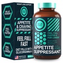 Apetit Suppressant pentru pierderea in greutate, foame Suppressant - pastile dietetice care funcționează rapid pentru femei și bărbați - Garcinia Cambogia, Glucomannan, White Bean Carb Blocker și Fat Burner - 60 Veggie Caps