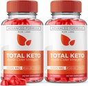 rigoare laboratoare (Pachet de 2 total Keto Gumies pentru pierderea in greutate avansata, Suplimentul la pierde Belly Fat, Formula de putere maximă, Gomitas Recenzii (120 Gummies)