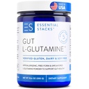 Essential Stacks Gut L-Glutamine Powder - Exclusiv Made in USA - Pur L Glutamine Powder for Gut Health (60 Servings, Unflavored)