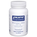 Encapsulations Pure Bromelain 2400 500 mg - for Digestive Support & Musculoschelestal Health - Supports Joints & Muscles Recovery* - Proteolitic Enzimes - Vegan - 60 Capsule