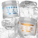 TUDCA+ 1000 mg supliment de sare pentru suport hepatic + Turkesteron & Tongkat Ali 1000mg Creşterea rezistenţei (60 capsule)