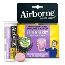 Extract de elderberry + vitamina C 1000mg (per Serving) - Tablete efervescente (20 Număr într-o cutie), supliment de sprijin imunitar fără gluten, cu vitamine A C E, zinc, seleniu, zahăr fără