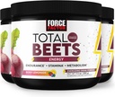 Force FACTOR Total Beets Energetic Drink Mix 3-Pack, Superfood Beet Root Powder, Nitrates to Boost Energy, Support Circulation, Blood Flow, Nitrogen oxid si rezistenta, Heart Health Supplement, 90 Servings