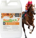 SeaBuck 7 Echine Supliment pentru cai cu mare Buckthorn pentru a îmbunătăți sănătatea cailor (3-6 Săptămâna de aprovizionare, 1 Gallon) 