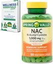 Suplimentul NAC N-Acetyl Cysteine 1000mg, 100 Conte 