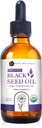 Kate Naturals Organic Black Seed Oil (4oz, Virgin, Cold Pressed, Non-GMO) Lichid Nigella Sativa pentru Immune Support & Digestion. Ulei de chimen pur pentru păr și piele