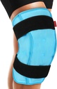 Comfytemp 3D Genunchi pachet de gheață Wrap pentru leziuni Reutilizabile Gel, FSA eligibile, Genți rece Pack Brace terapie fizică pentru Menisc Tear, durere picior, înlocuire, Artrită, Recuperare musculară, Chirurgie obține bine cadou