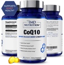 1MD Nutrition CoQ10 - pentru Heart Health & Cellular Energy Production - Supliment de sănătate pentru bărbaţi şi femei - Coenzima Q10 Softgel - 60 zile