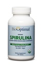 BioOptimal Organic Spirulina Tablets - Organice, non-GMO, fără aditivi sau Fillers - 500 mg Premium Quality Dietary Supliment cu vitamine, minerale, și antioxidanți (120 comprimate)