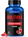 Urolithin Un supliment 500mg - 60 Softgel - Reînnoirea celulară avansată & Vitality - Mitoceutical pentru creșterea forței musculare - Made in USA