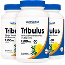 Nutricost Tribulus Terrestris Extract 750mg, 120 capsule (3 flacoane)