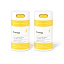 Sănătate de către supliment de energie Habit 2 Pack (120 capsule) - Natual Caffeine Blend, Vitamine B & C, Sprijină nivelurile de energie, promovează alertă mentală și focus, Vegan, non-GMO, Sugar Free (2 ambalaj)