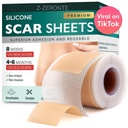 Silicon Cicatrice foi, Silicon Cicatrice bandă (1.6"x 120" Roll-3M), foi reutilizabile și eficiente de îndepărtare a cicatricilor, Silicon Cicatrice foi pentru cicatrici chirurgicale, vindecare Keloid, C-Secțiunea, Tummy Tuck