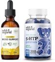 Suport pentru meniuri sălbatice și organice Tinctură 2 fl oz și 5 gume HTP