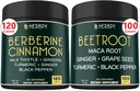 Bundle 7in1 Berberine HCl 97% & 6in1 capsule rădăcină de sfeclă